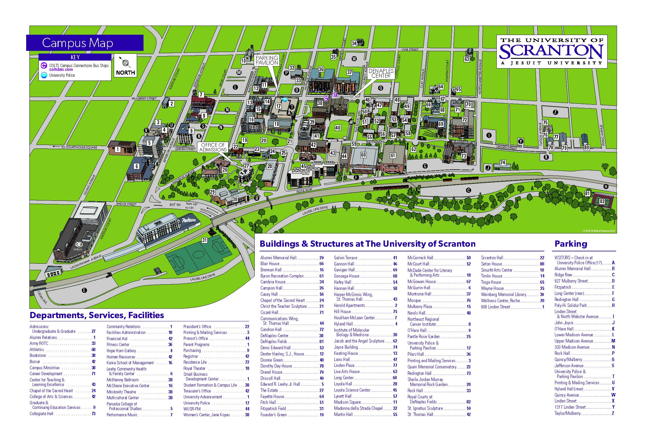 cua campus map